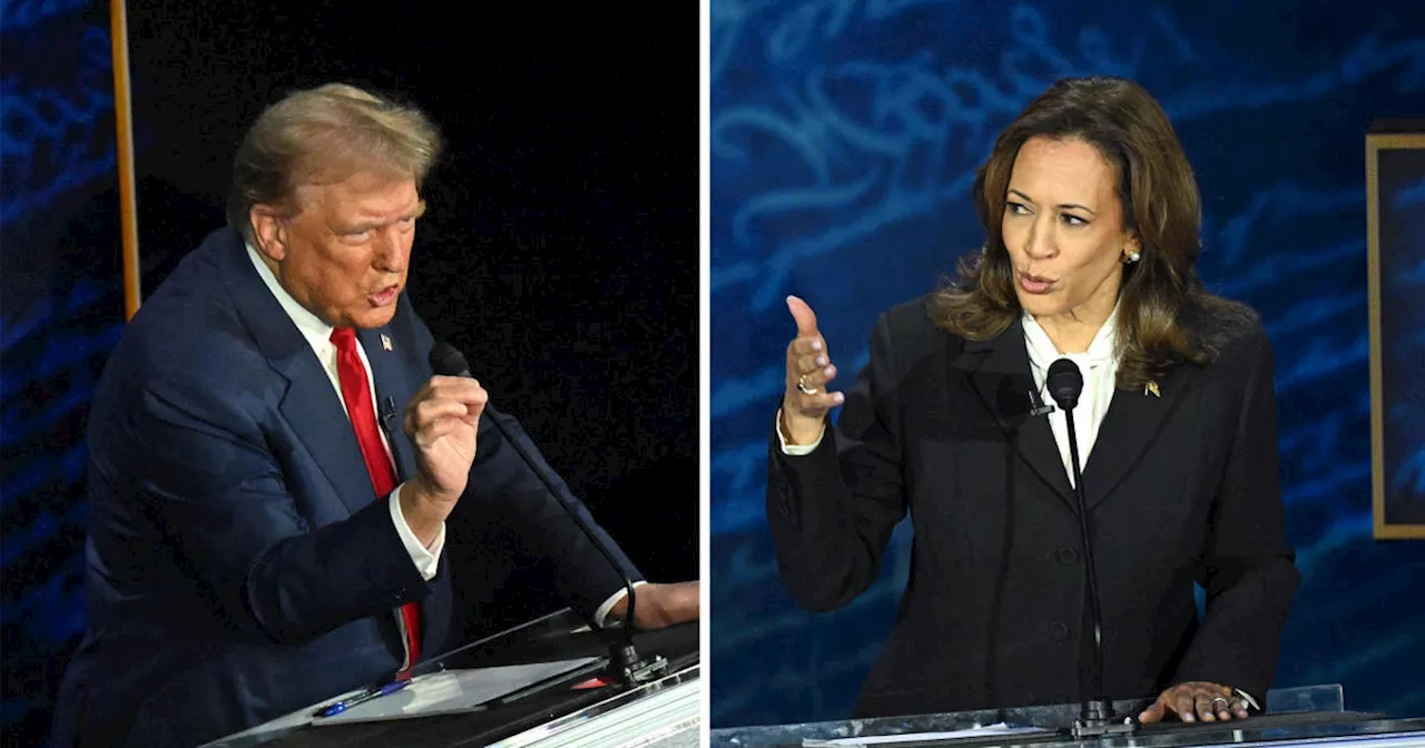 Trump Media's stock price slides after Donald Trump and Kamala Harris debate