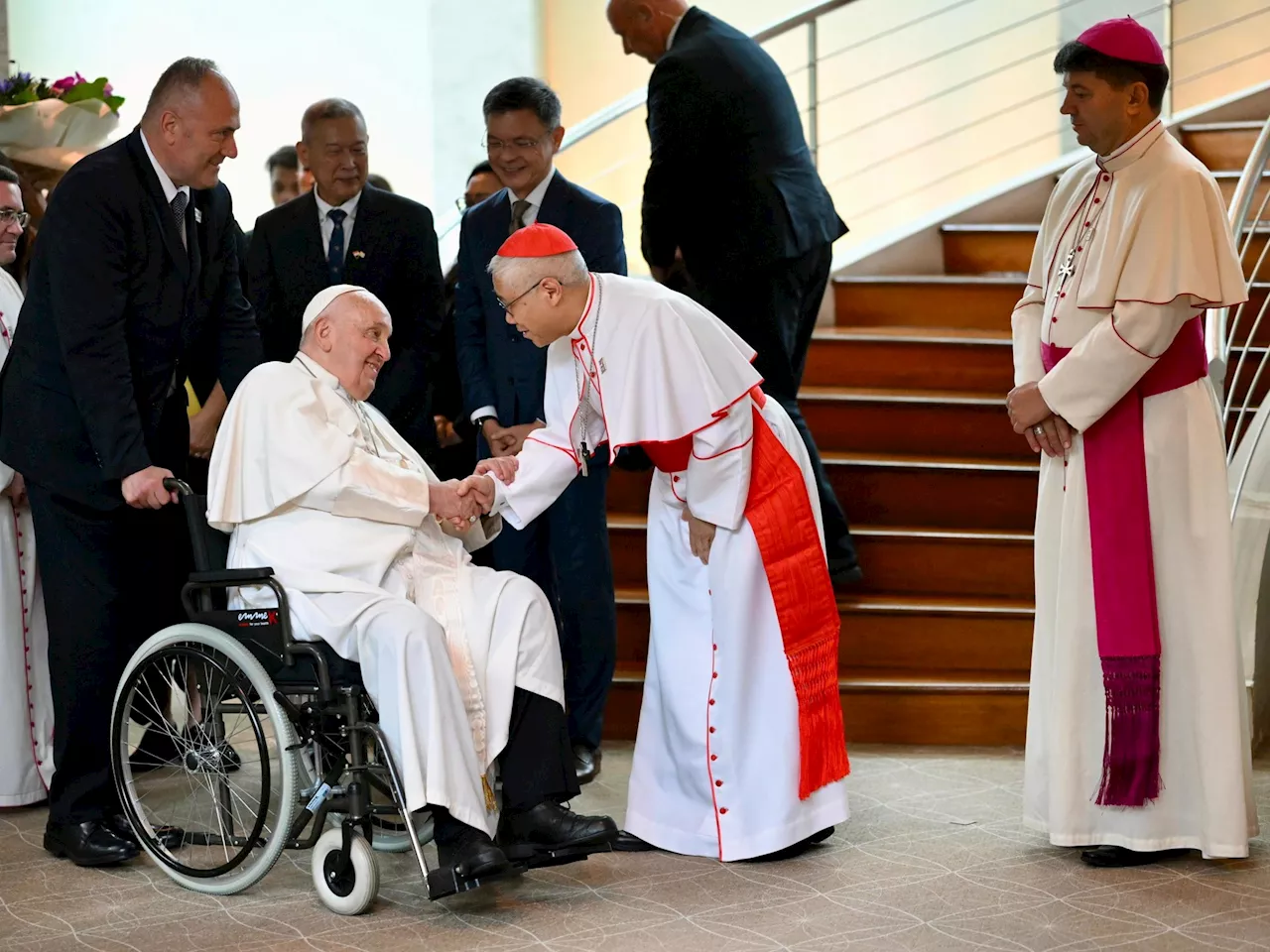 El Papa llegó Singapur, uno de los países más ricos del mundo y última escala de la gira por Asia y Oceanía