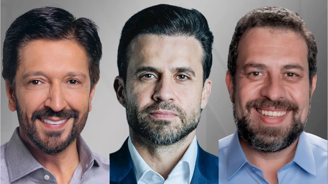 Nunes tem 24%; Marçal, 23%; e Boulos, 21%, diz Quaest para SP