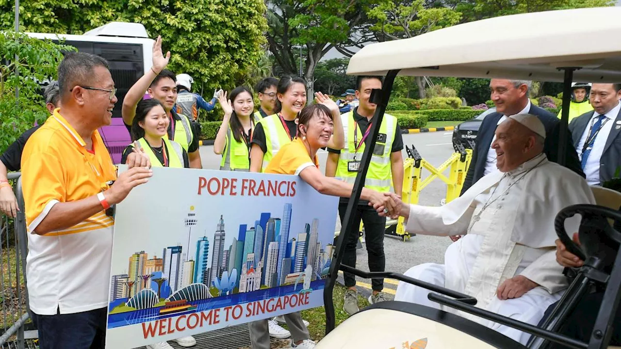 Papa Francesco a Singapore, è l'ultima tappa del «pellegrinaggio nelle terre di Oriente»