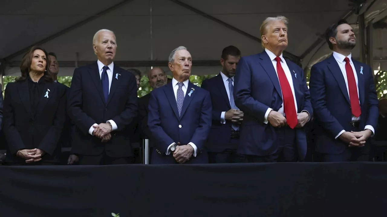 9/11 anniversary brings Biden, Harris and Trump together at ground zero