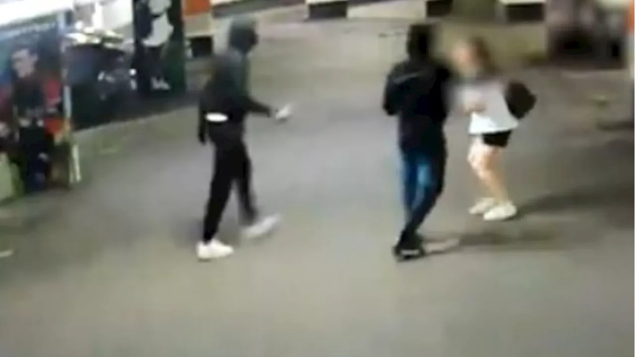 Suspects seen tackling woman to ground in new carjacking video