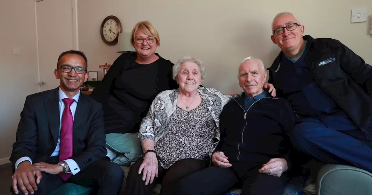 Lanark couple with six-decade love story thank 'amazing' care service