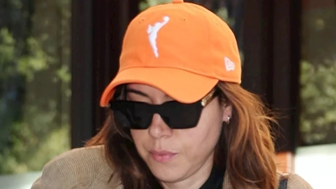 Aubrey Plaza uses crutches as she recalls being PARALYZED after stroke