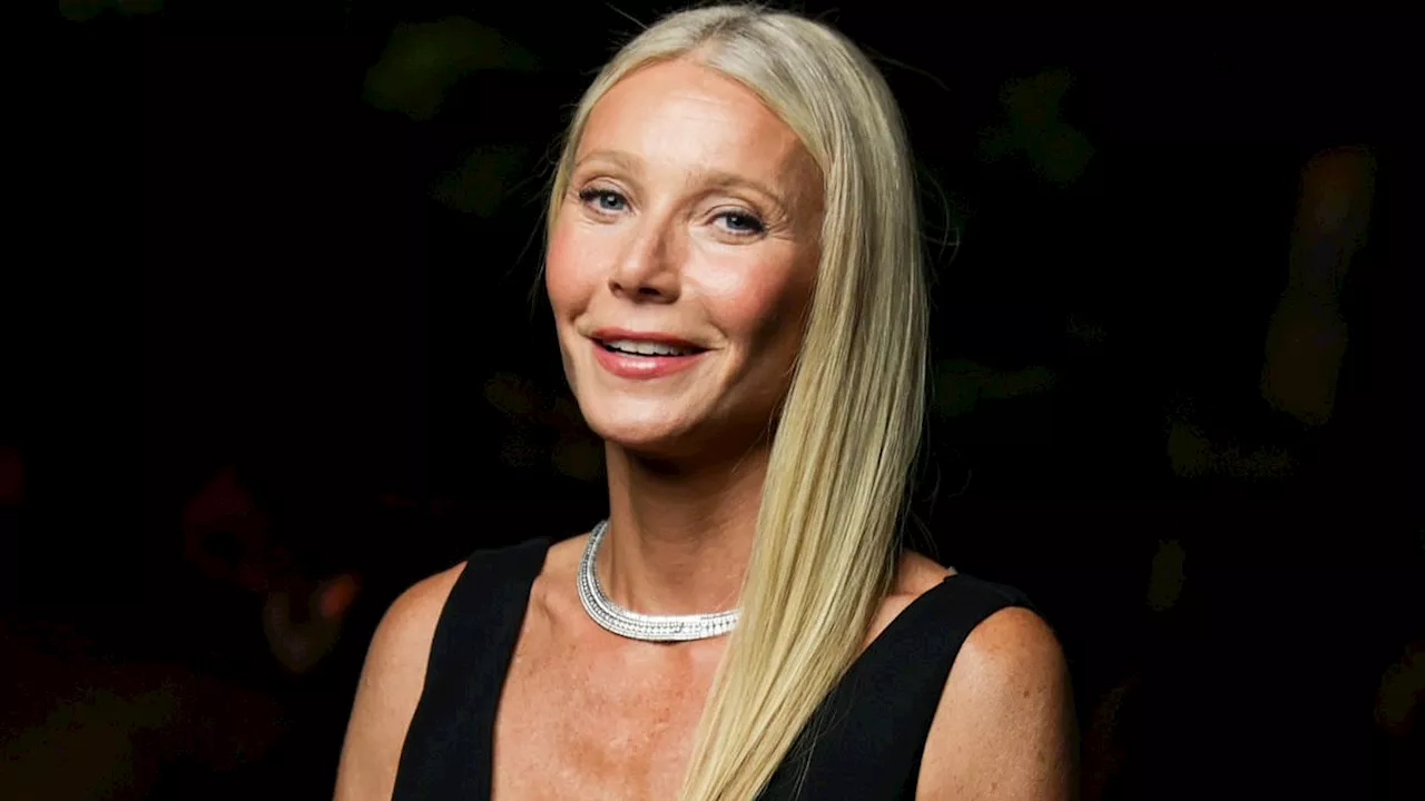 Gwyneth Paltrow, 51, takes the plunge in revealing black cocktail dress as she leads stars at...