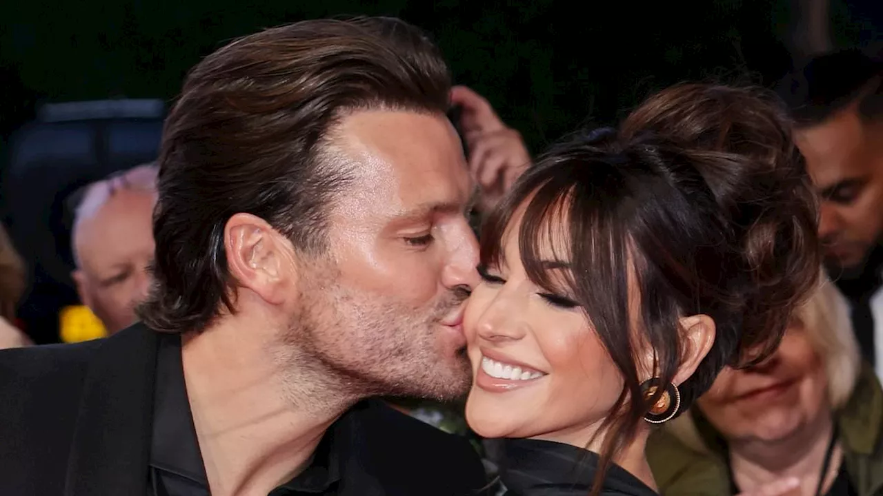 NTAs 2024: Michelle Keegan receives a sweet kiss from husband Mark Wright as she stuns in a...