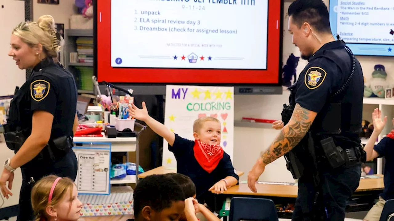 Fort Worth area schools honor police officer on 9/11