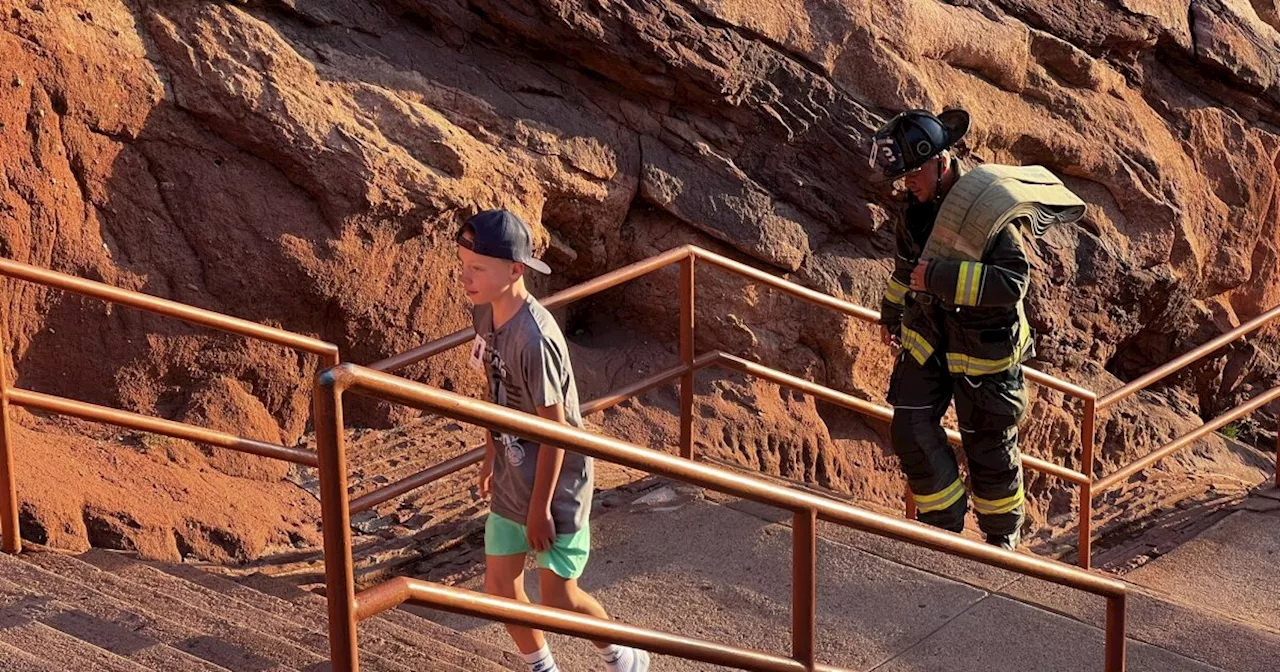 Red Rocks hosts 9/11 stair climb honoring first responders who lost their lives during the terrorist attacks