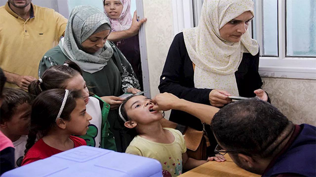 Polio vaccination starts in north Gaza despite obstacles