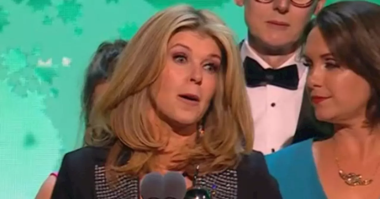 ITV's Kate Garraway holds back tears at NTAs as she pays tribute to Derek