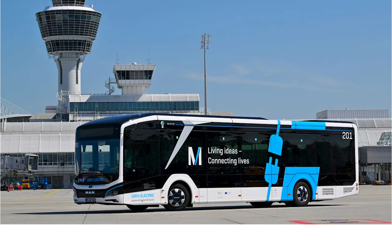 Flughafen München ordert 49 Elektrobusse bei MAN, weitere 25 möglich