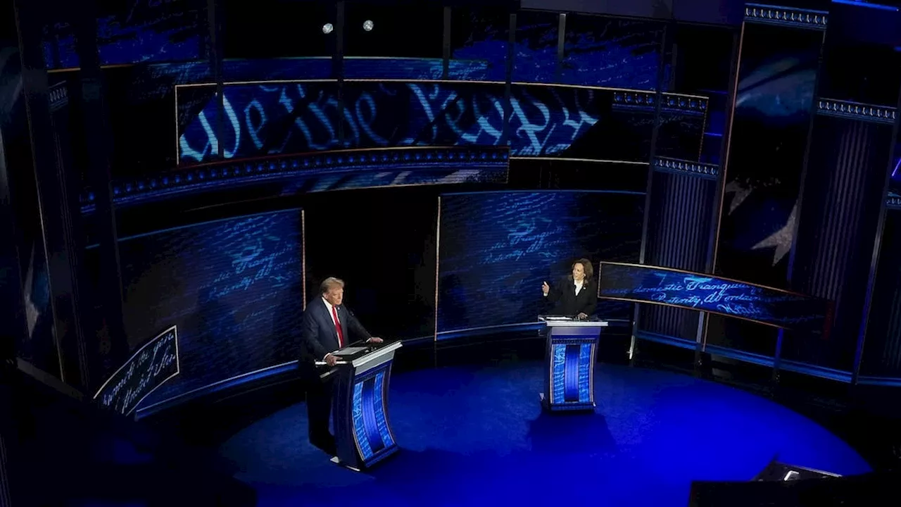 El debate presidencial de Estados Unidos entre Kamala Harris y Donald Trump, en imágenes