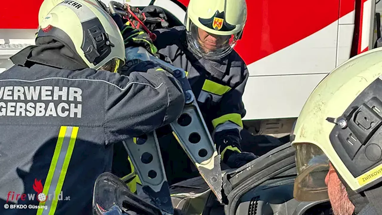 Bgld: Lehrgang „Technische Rettung bei Pkw- und Lkw-Unfällen“ mit 21 Teilnehmern in Stegersbach