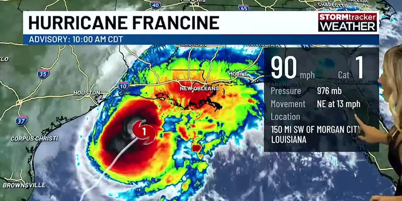 STORMtracker ALERT: Local impacts being felt from Hurricane Francine