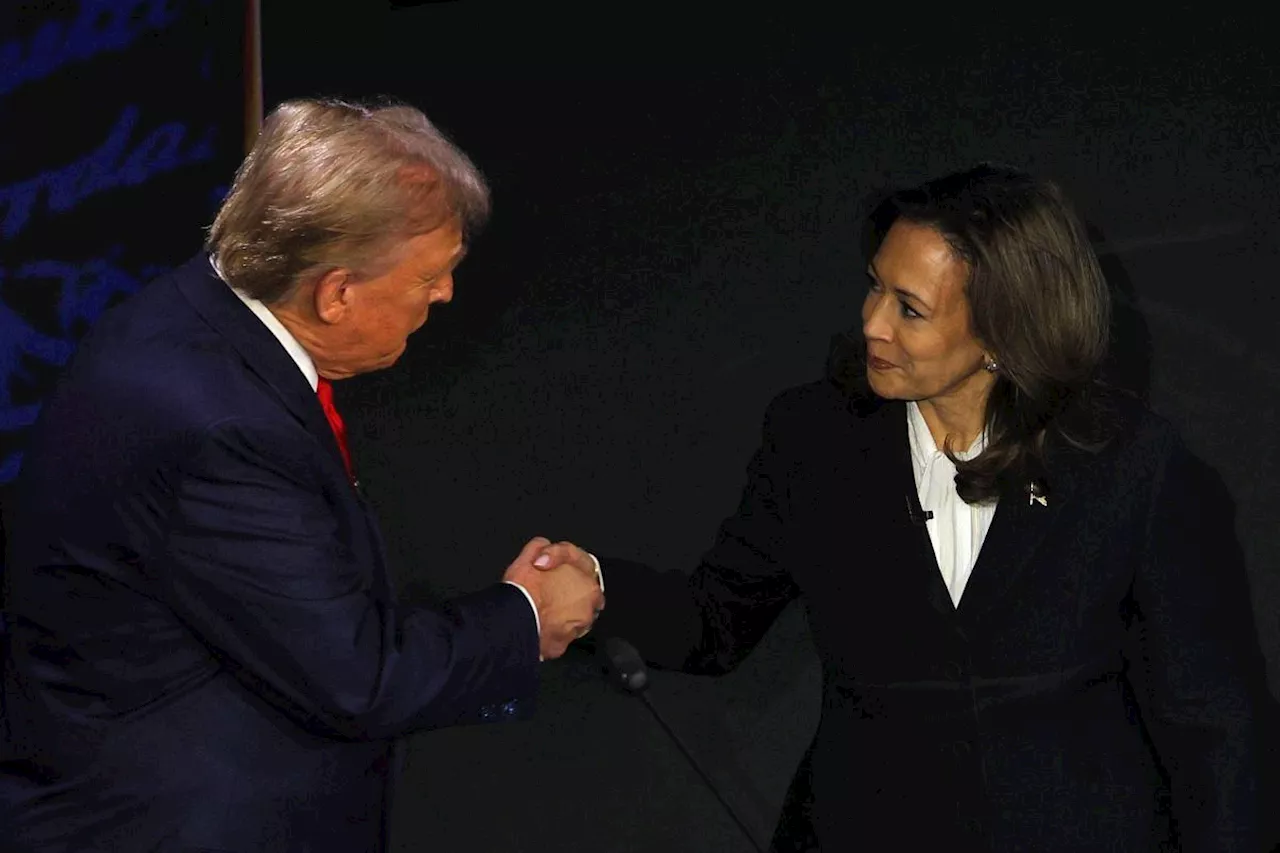 Harris, Trump shake hands as pivotal debate gets under way