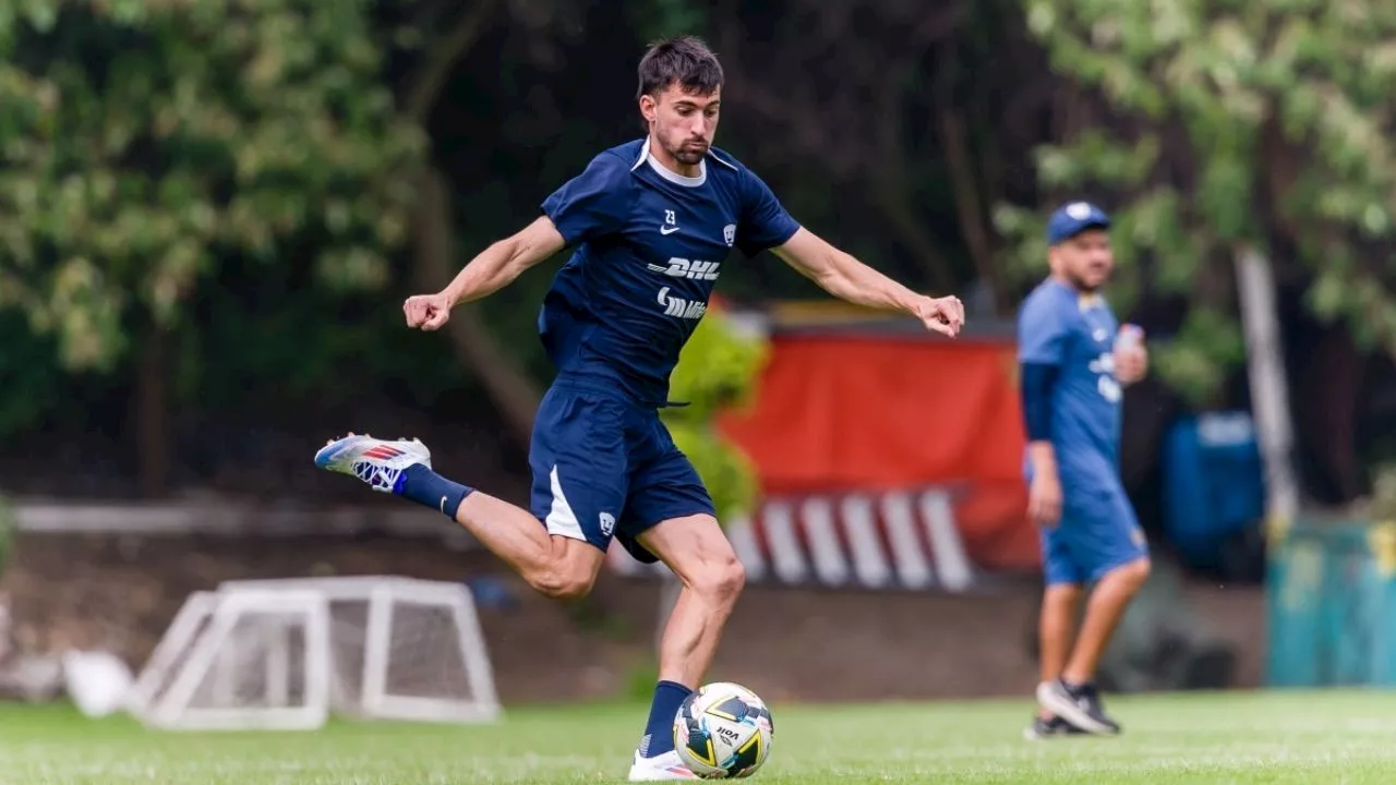 Pumas respalda a Gustavo Lema previo a su partido con Necaxa