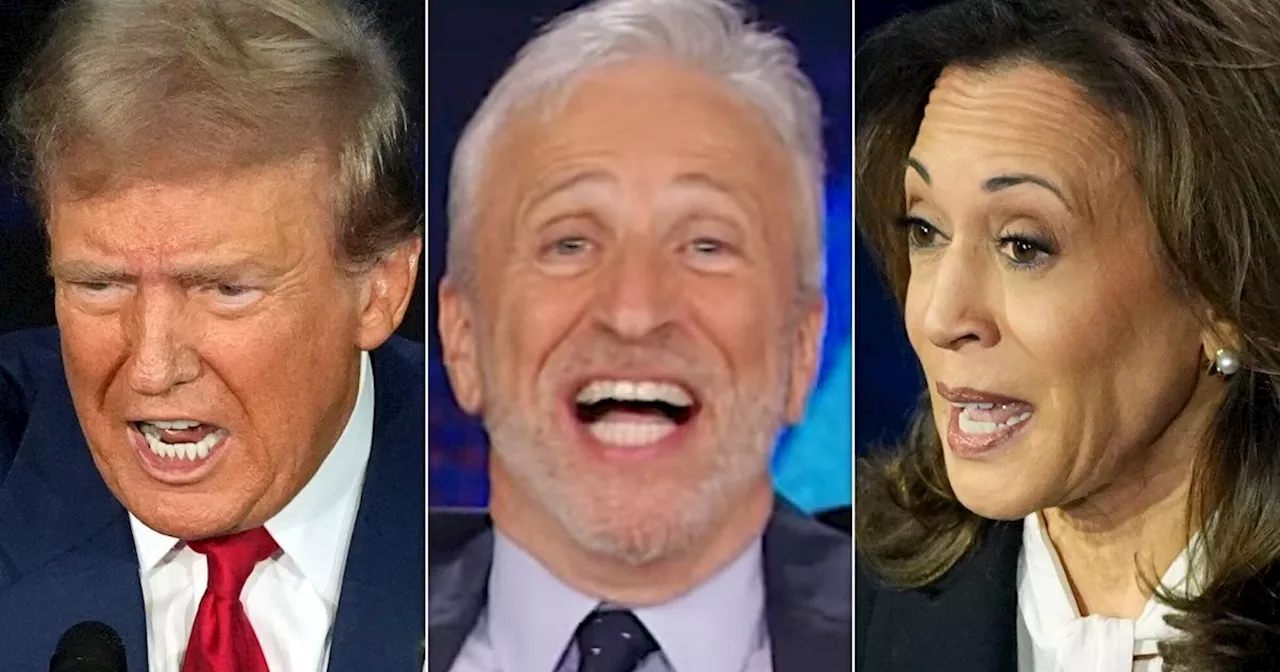 'Holy S**t': Jon Stewart Nails Exact Moment Kamala Harris 'Crushed' Trump At Debate