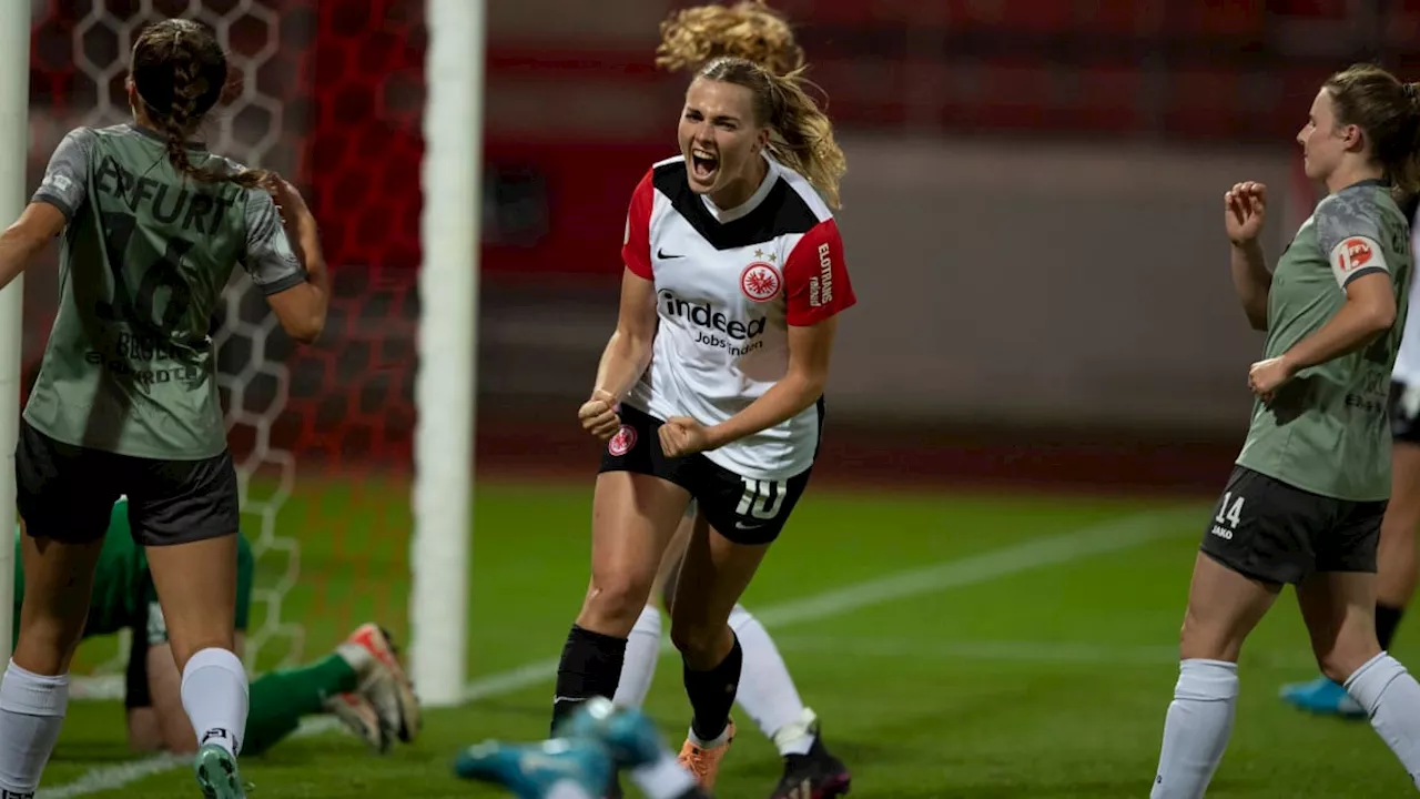 DFB-Pokal der Frauen: Eintracht Frankfurt siegt zweistellig