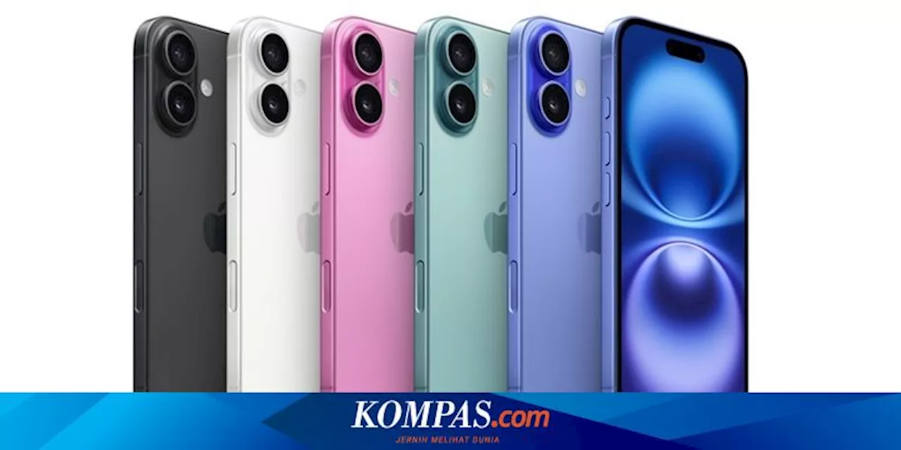 Daftar Harga iPhone 16 untuk Semua Model, Paling Murah Rp 12 Jutaan