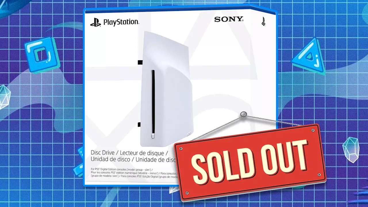 The PS5 Disc Drive Is Selling Out Online After PS5 Pro Reveal