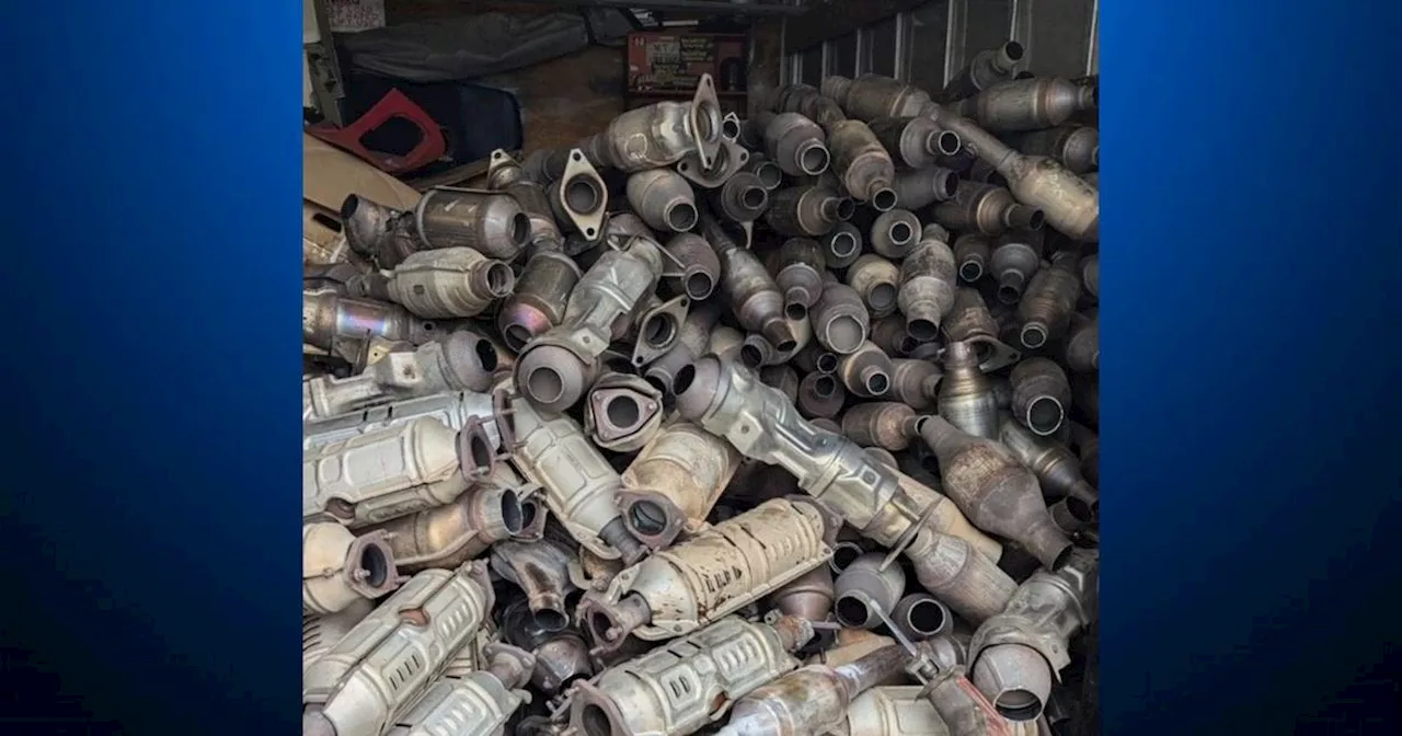 San Pablo police seize over 700 stolen catalytic converters