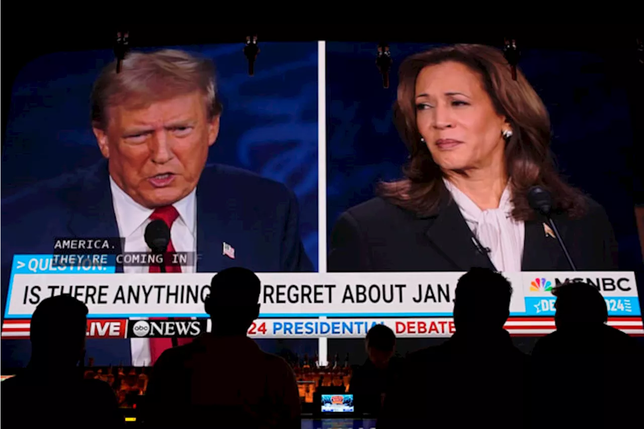 More than 67 million people watched Donald Trump and Kamala Harris debate. That's way up from June