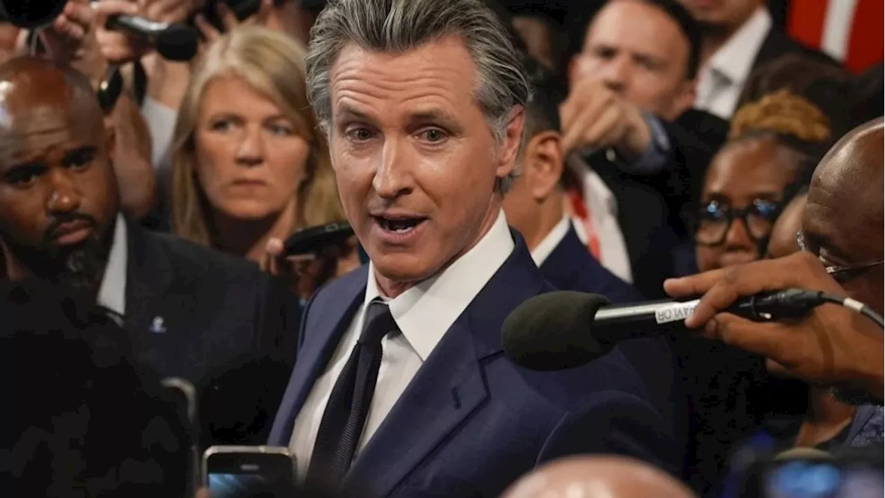 Gavin Newsom labels Trump 'old' and 'stale' ahead of first debate with Harris