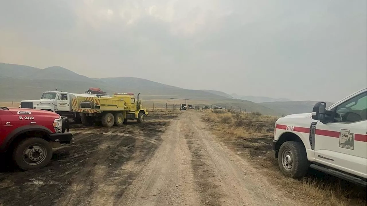 Homes evacuated, structures threatened after fire breaks out in Box Elder County