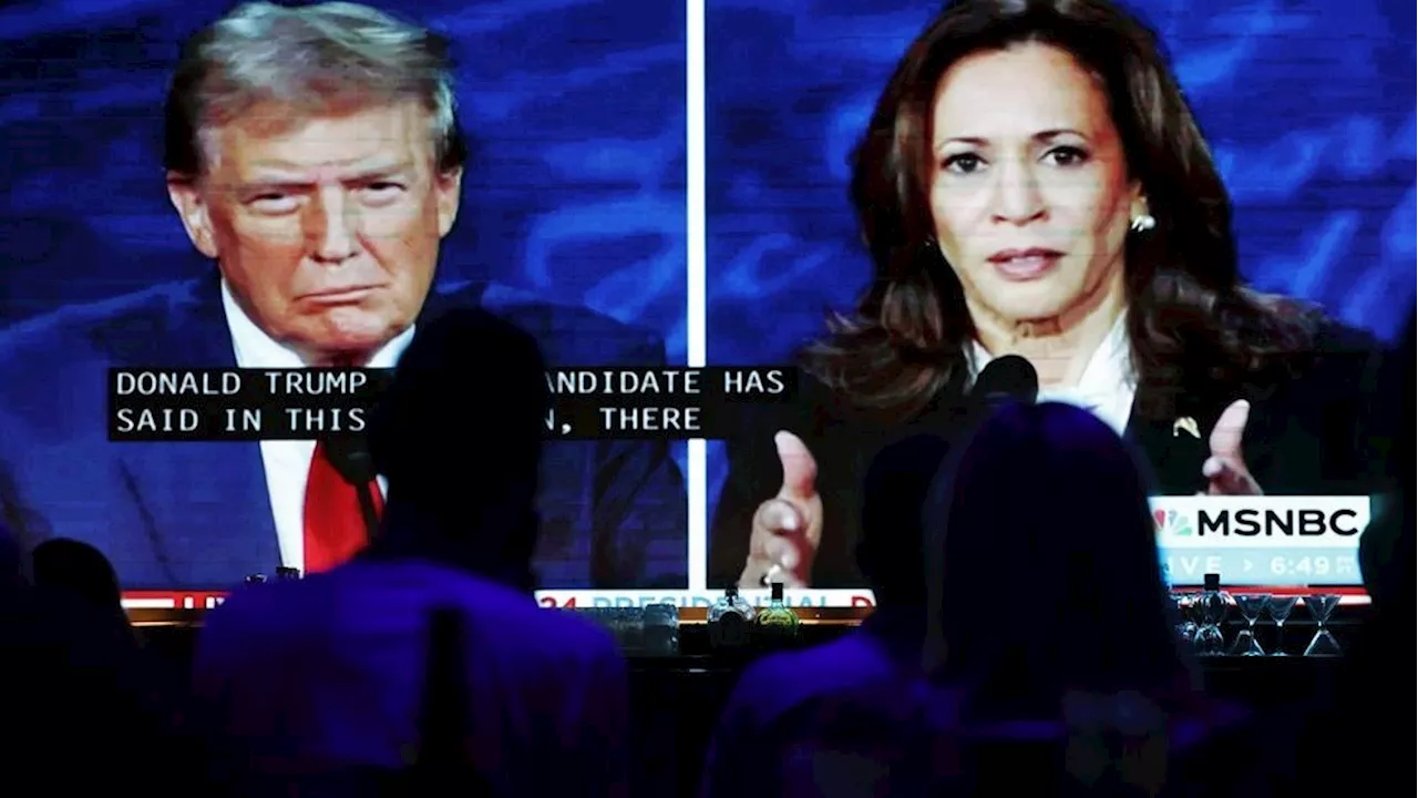 Reporter transcription captures Harris, Trump bickering while mics muted: 'Don't lie'