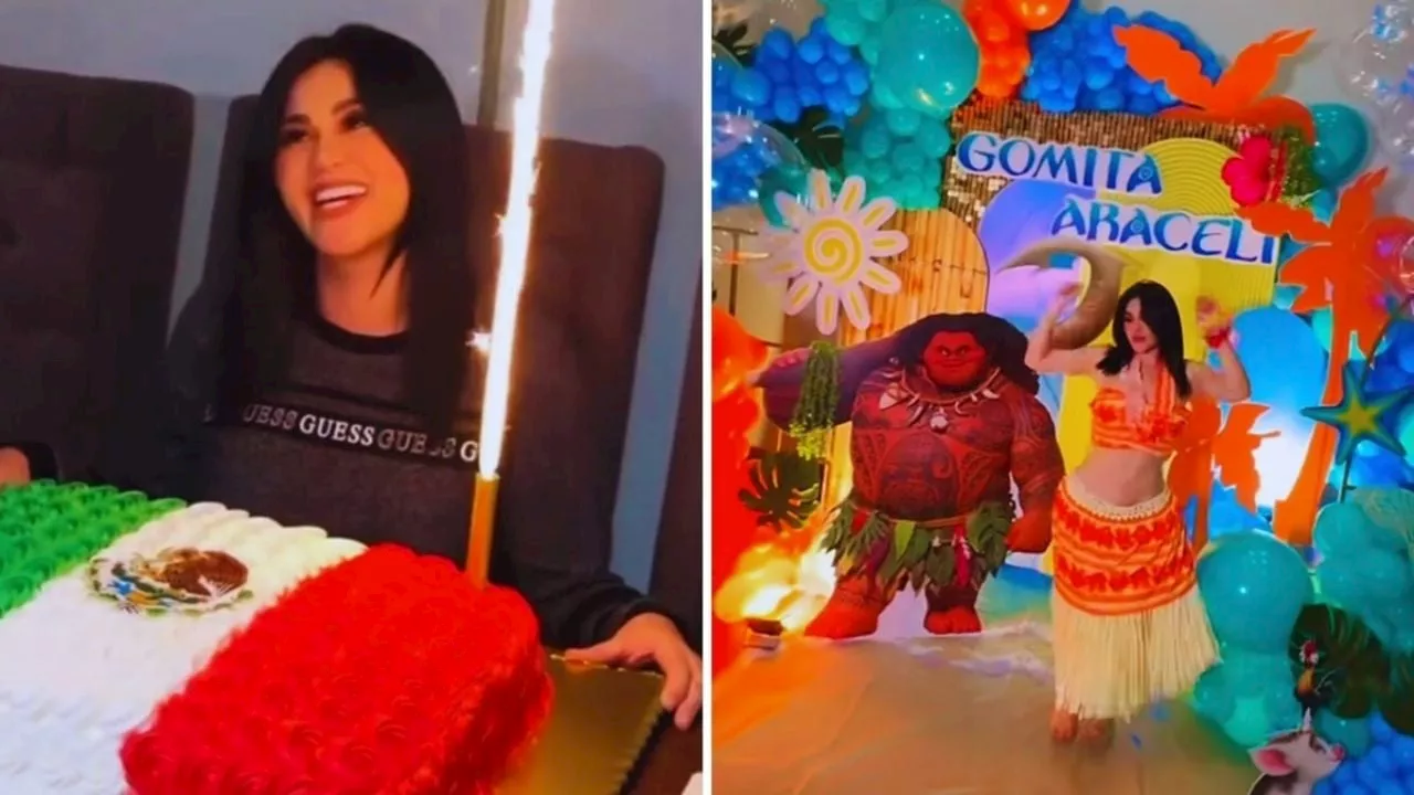 Así celebró Gomita su cumpleaños con fiesta temática de Moana por su parecido con Maui