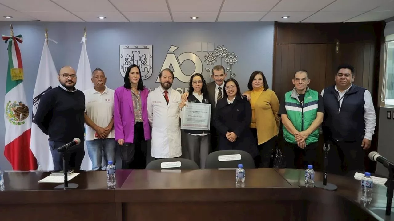 Lía Limón certifica 69 entornos saludables en la Álvaro Obregón