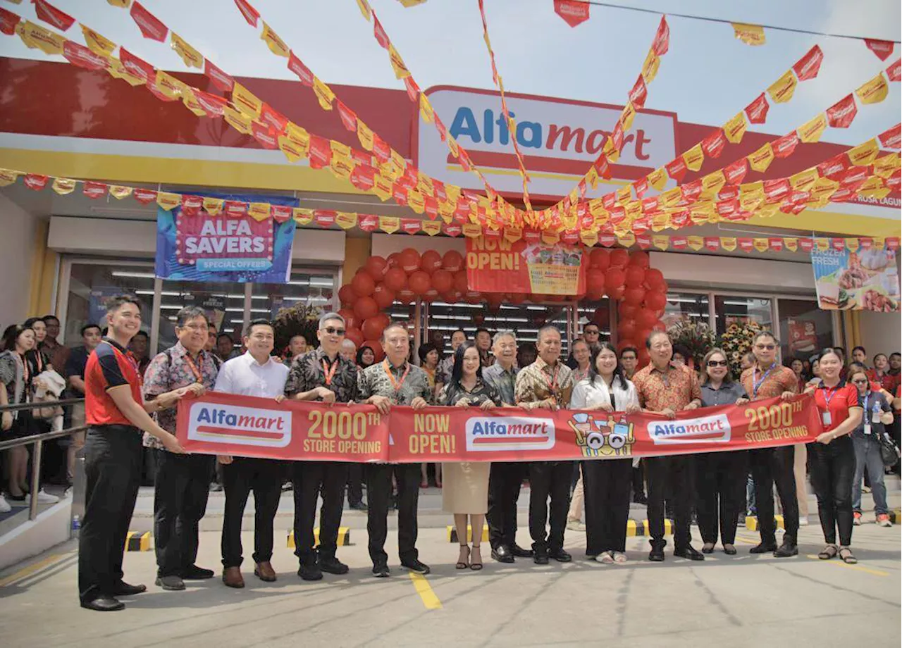 SM-owned Alfamart opens 2,000th store in Sta. Rosa