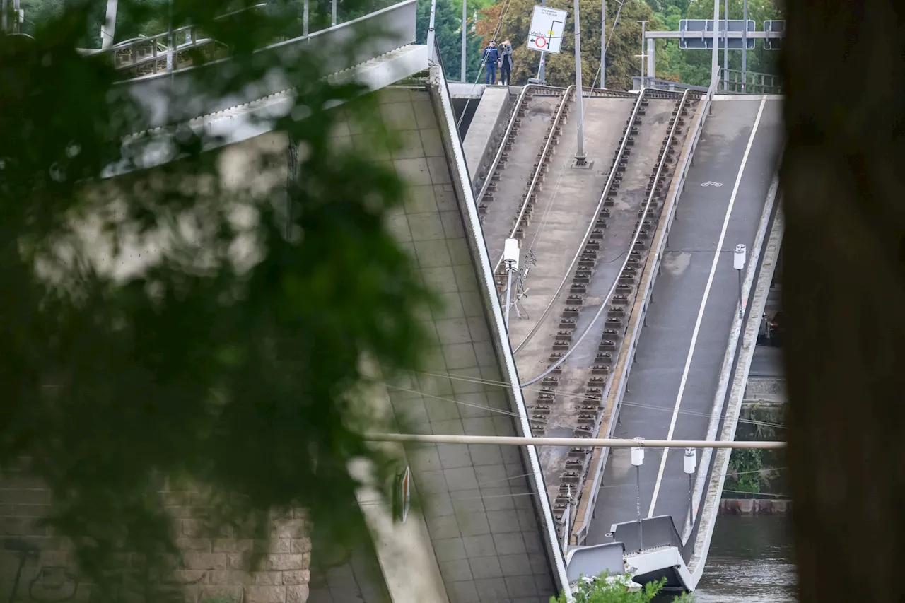 Knapp an der Katastrophe vorbei - Brückeneinsturz in Dresden