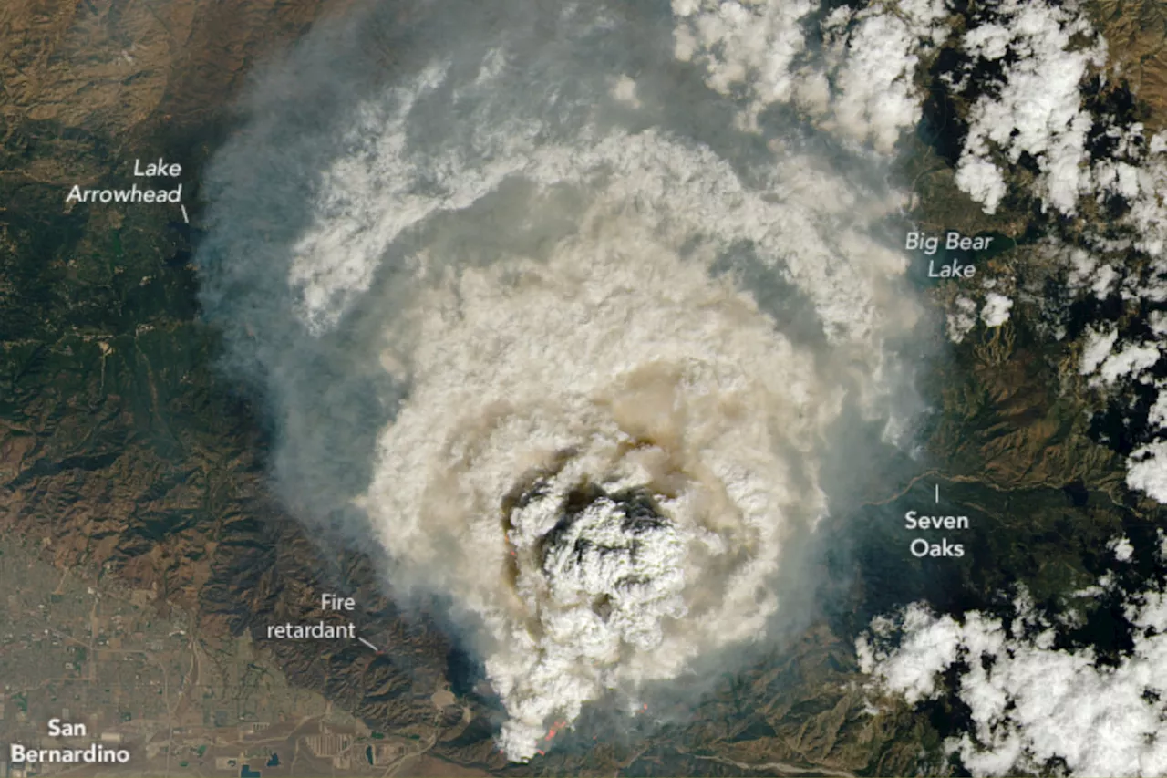 California Line Fire: NASA Snaps 'Fire Clouds' as People Told Stay Indoors