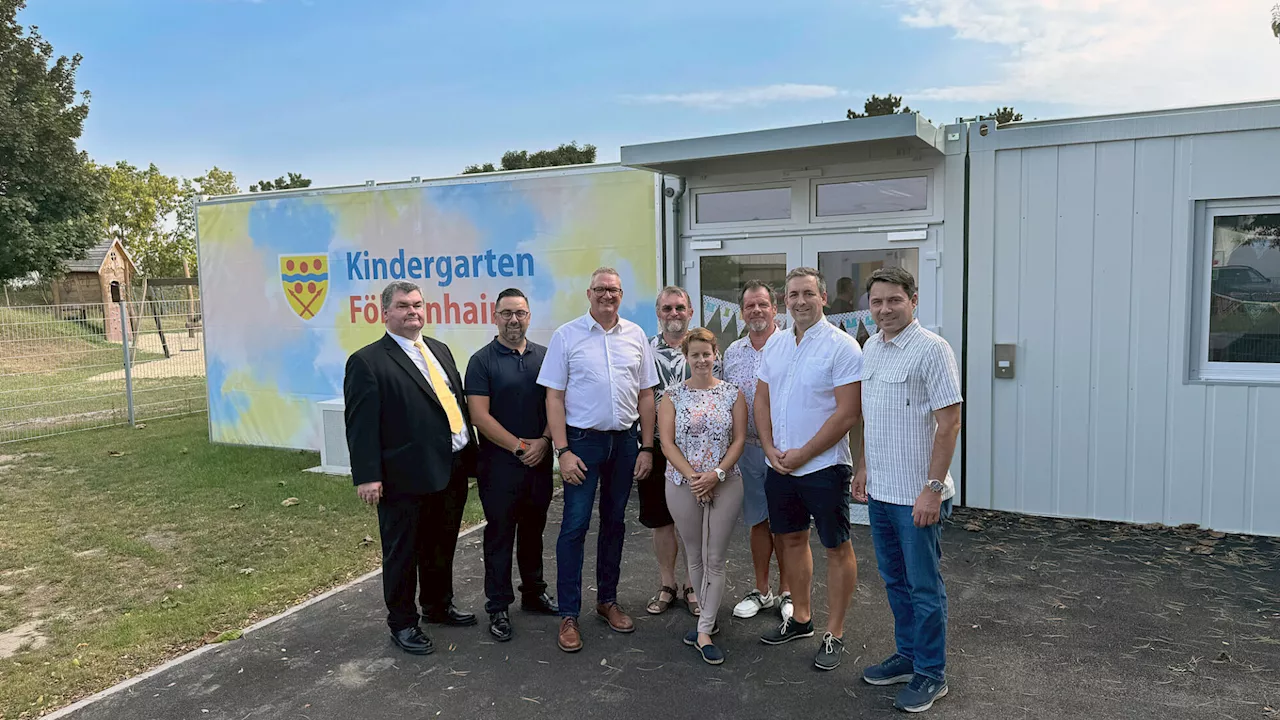 Eröffnung des Kindergarten-Provisoriums in Föhrenhain