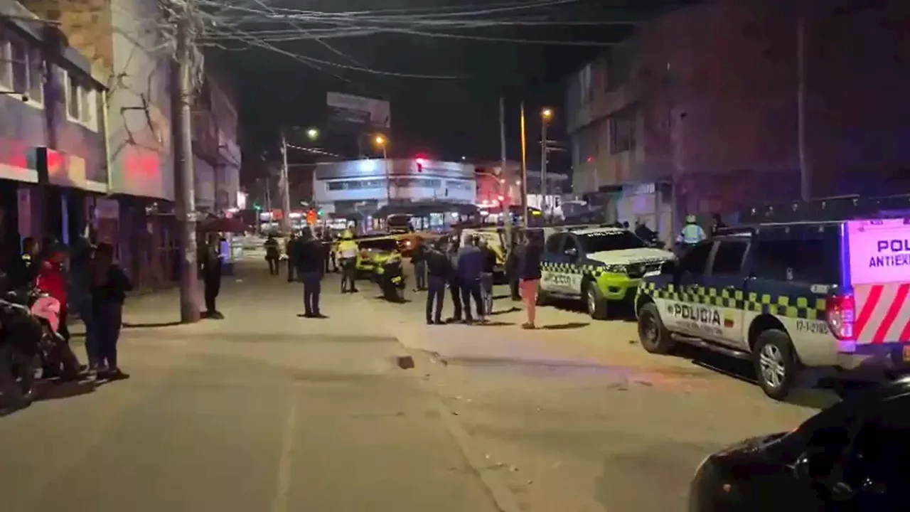 Diez heridos deja explosión de granada en la localidad de Kennedy, sur de Bogotá