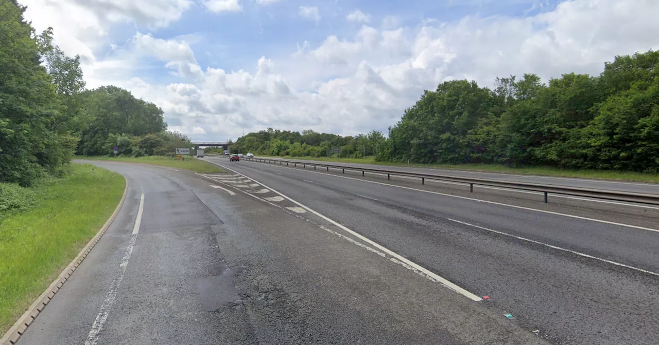 Newark A1 live: Nine-vehicle collision forces road closure