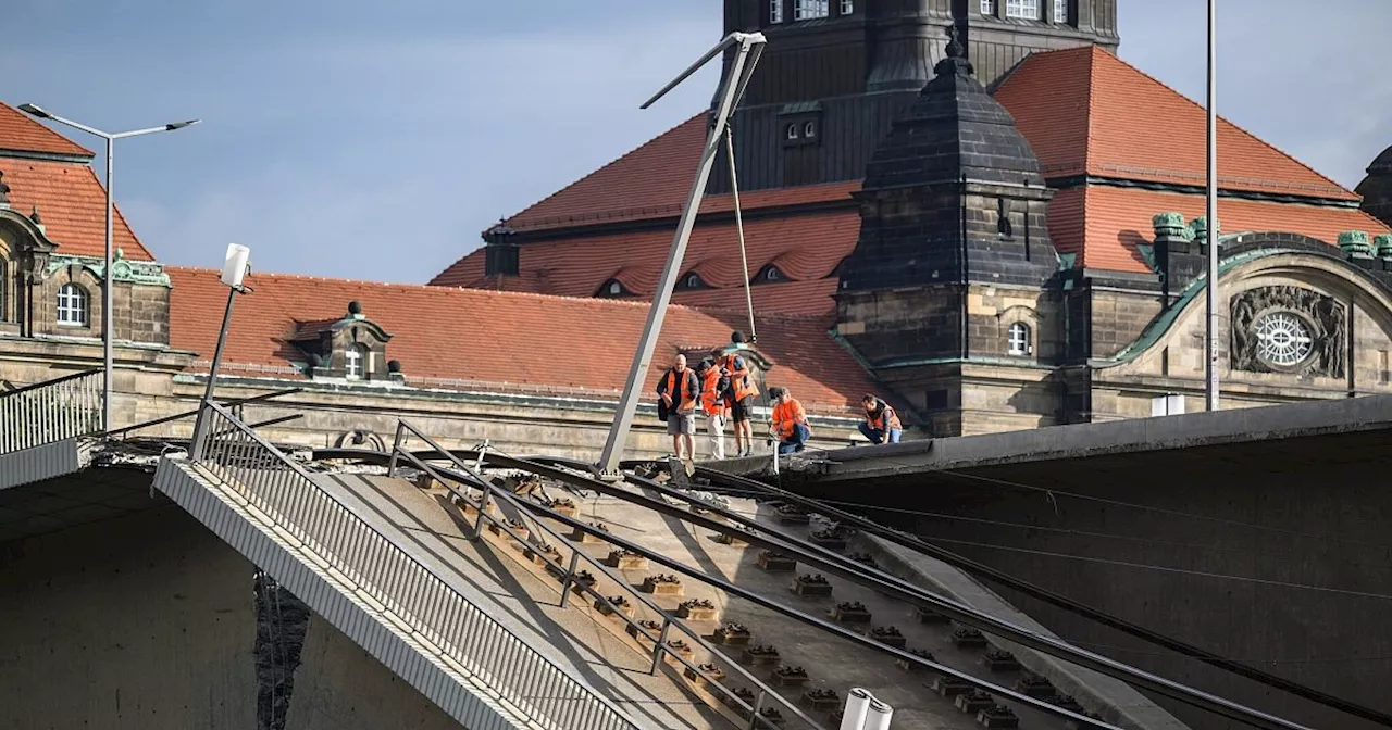 Dresden entgeht bei Brückeneinsturz knapp einer Katastrophe