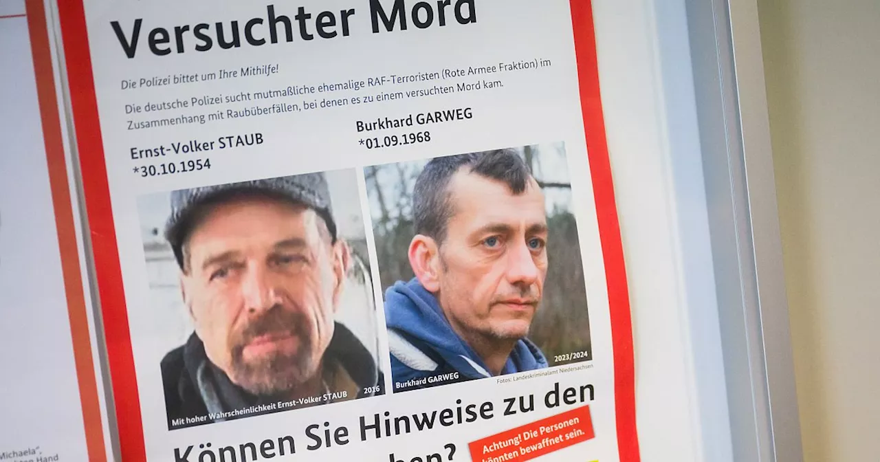 Mit diesem neuen Video sucht die Polizei nach den Ex-RAF-Terroristen Garweg und Straub