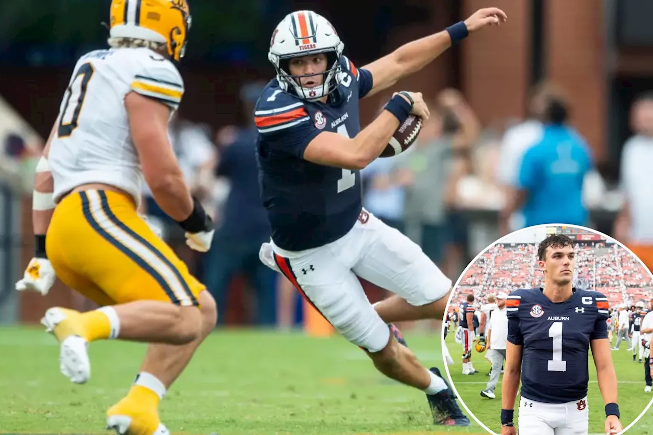 Auburn QB Payton Thorne gets Venmo requests from angry fans after brutal performances