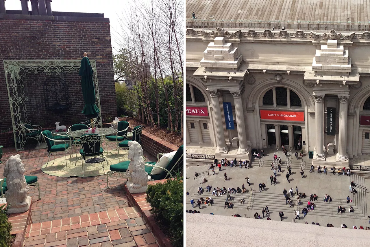 Historic UES rooftop garden overlooking Met faces coop battle