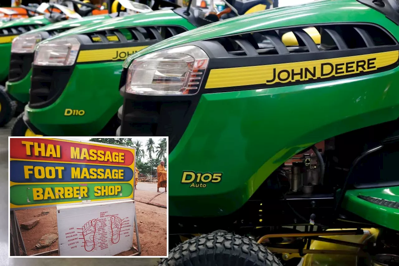 John Deere executives bribed Thai officials with trips to massage parlors: feds