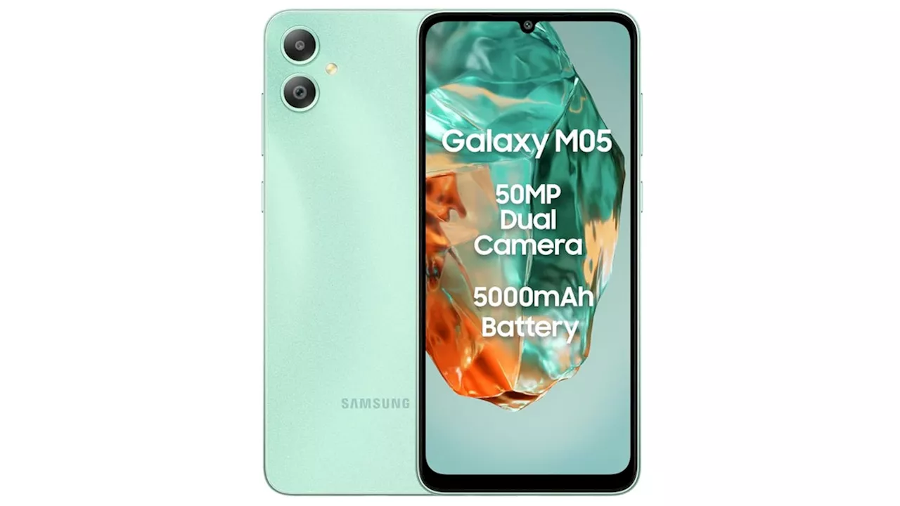 Samsung Galaxy M05 gets leaked by Amazon India ahead of launch