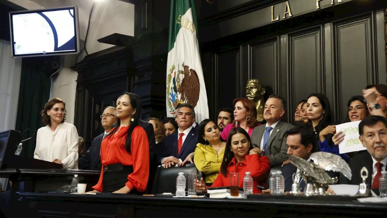 Lilly Téllez llama “Bellaco Fernández Llorona” al presidente del Senado (Video)