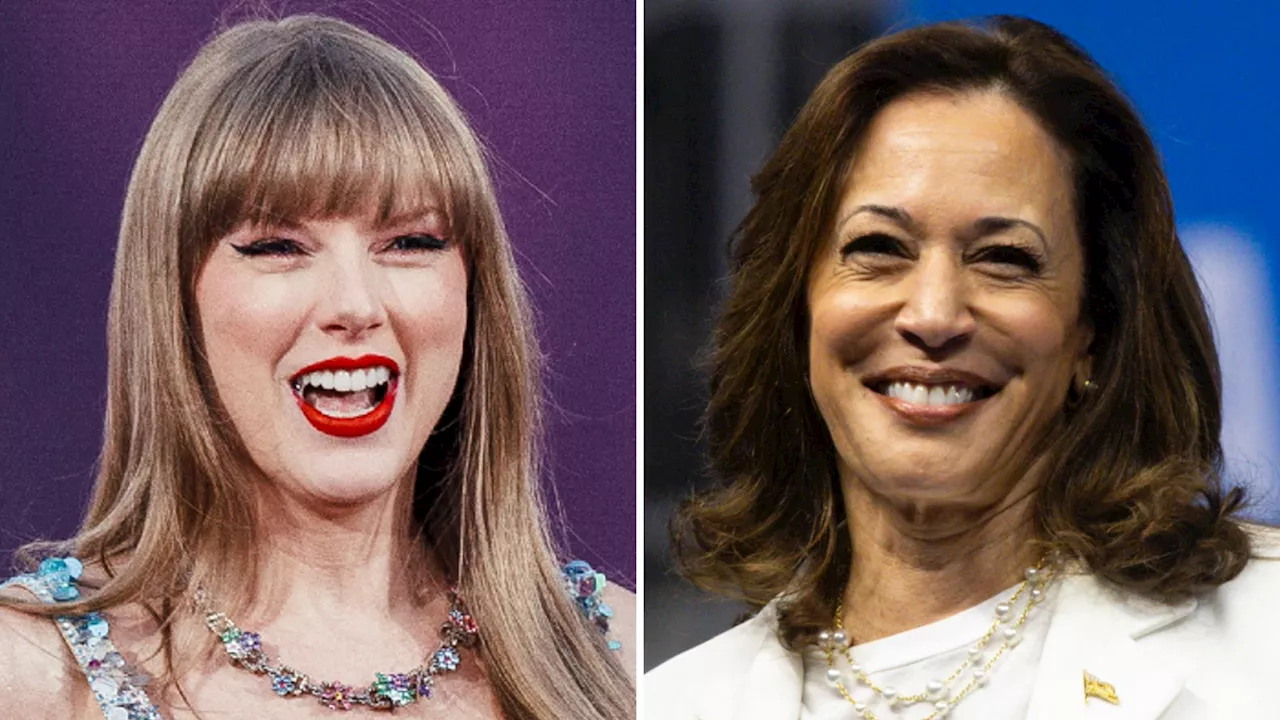 Taylor Swift möchte Kamala Harris als nächste US-Präsidentin