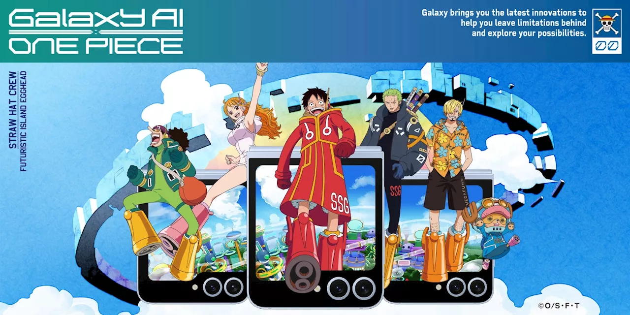 Galaxy Z Flip6 × TVアニメ『ONE PIECE』日本限定コラボケース発売決定・本日予約開始