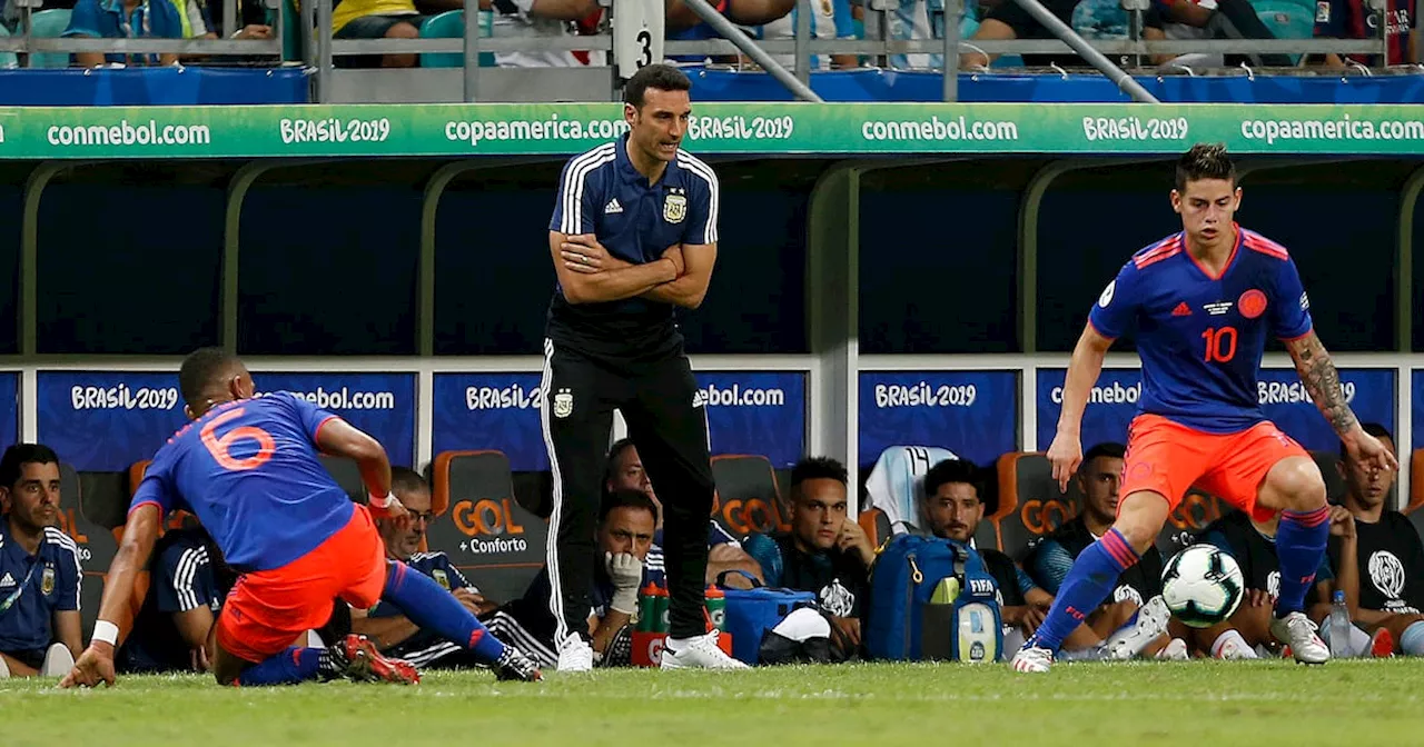 La imponente era de Lionel Scaloni en Argentina no ha sido imponente cuando es Colombia