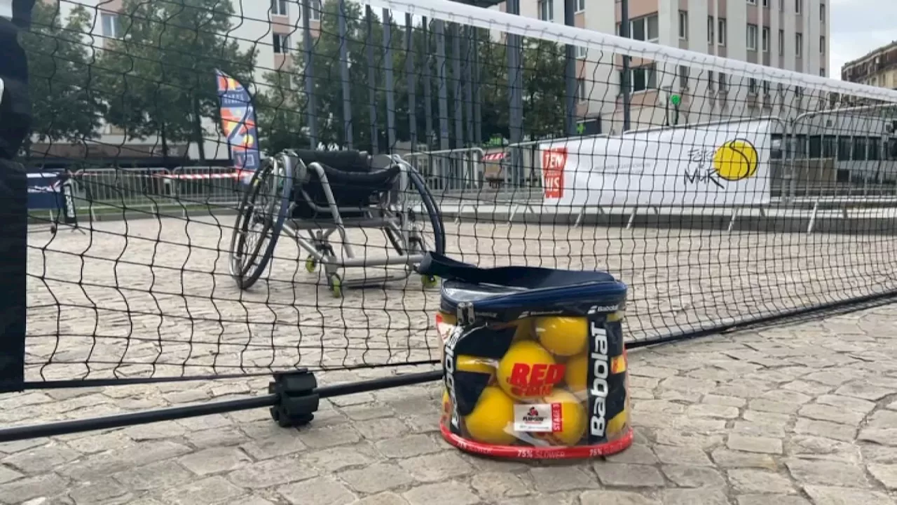 JO 2024: un playground de tennis inauguré à Paris en héritage des Jeux