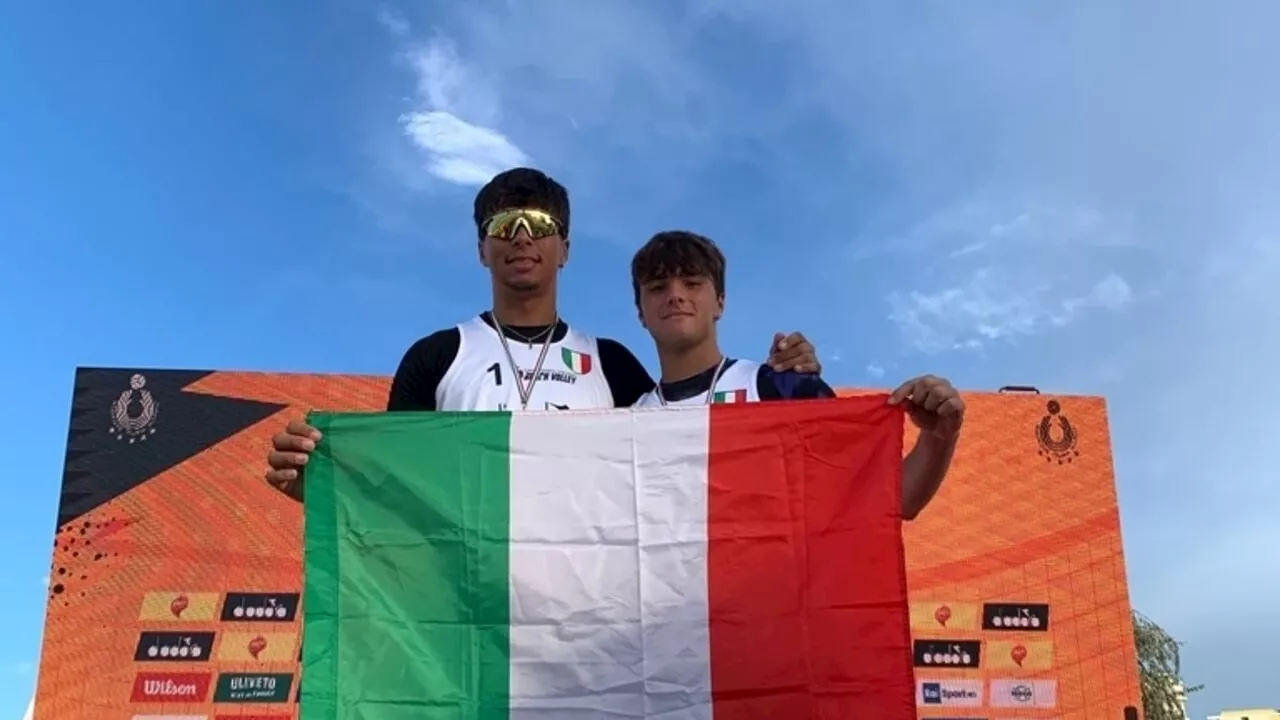 Marino Pallavolo, Marini Da Costa campione italiano Under 20 di beach volley