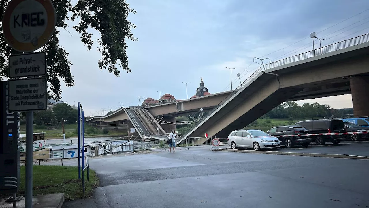 Dresden: Einsturz der Carolabrücke war nicht voraussehbar